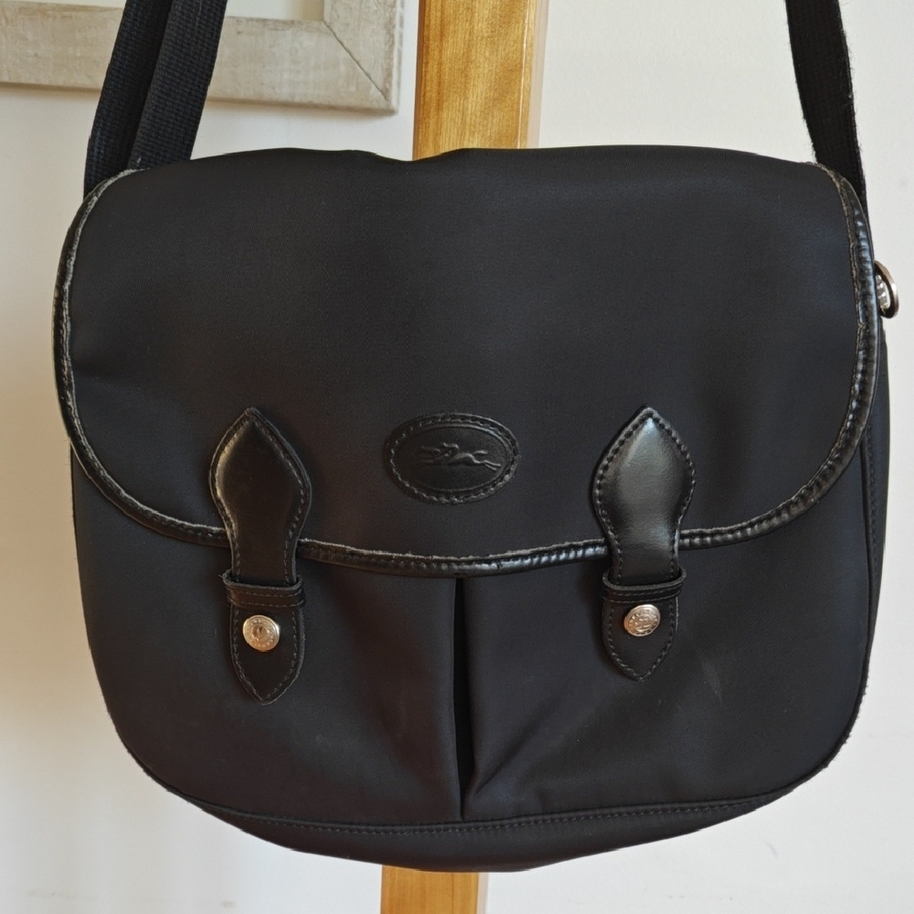 Black Longchamp Crossbody Bag